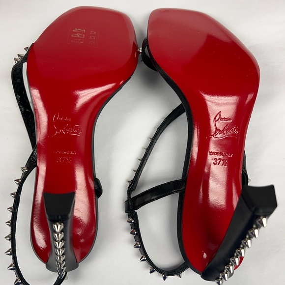 Christian Louboutin Rosa Condorapik 85 Leather Slingback Sandal - Picture 4 of 12